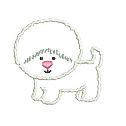 Stickdatei - Hundesalon Hund Bobtail Border Collie